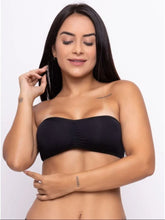 Sutiã Top Faixa Com Bojo preto