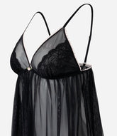 Camisola Curta Em Renda