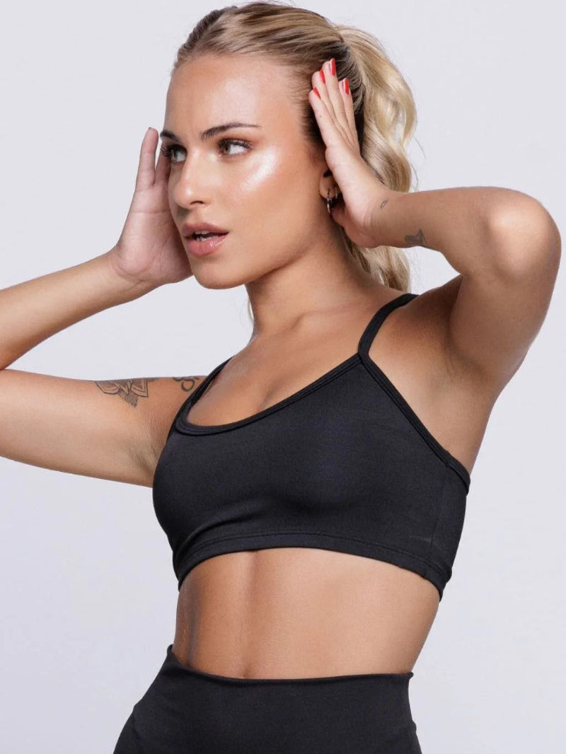 Top Fitness Nadador Sem Bojo Cinza