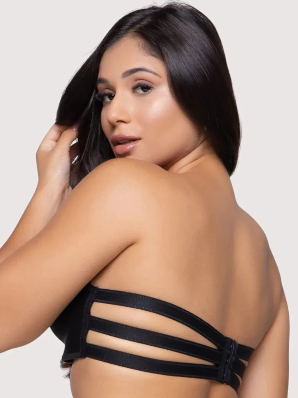 Sutiã Tomara Que Caia Com Bojo Preto
