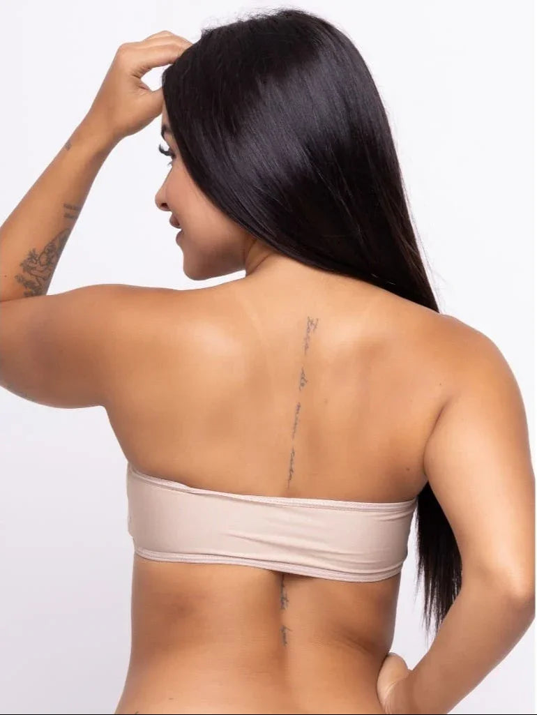 Sutiã Top Faixa Com Bojo preto