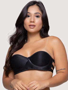 Sutiã Tomara Que Caia Com Bojo Preto