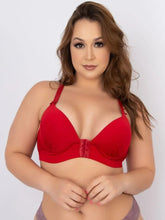 Sutiã Nadador Plus Size Com Bojo Vermelho
