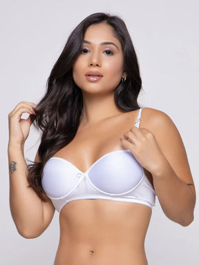 Sutiã Básico Com Bojo Branco