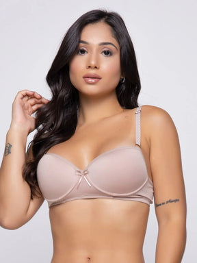 Sutiã Básico Com Bojo Branco