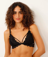 Sutiã triângulo Em Renda Com Bojo removível