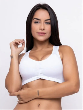 Top Fitness Nadador Com Bojo Removível Preto