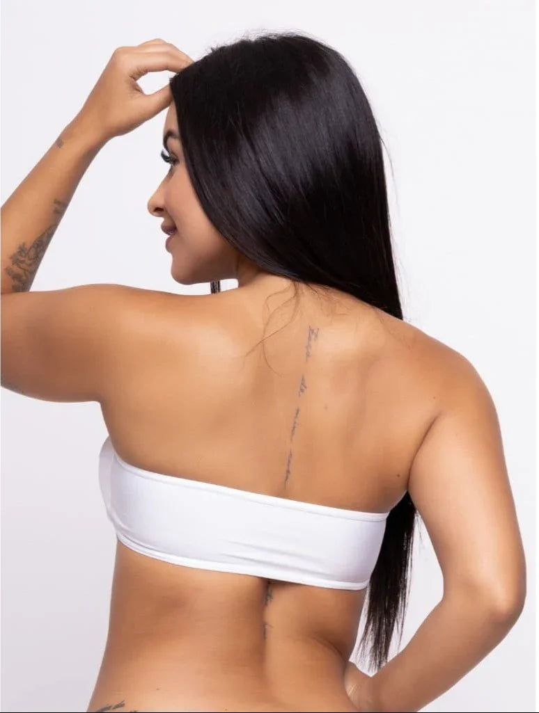 Sutiã Top Faixa Com Bojo preto