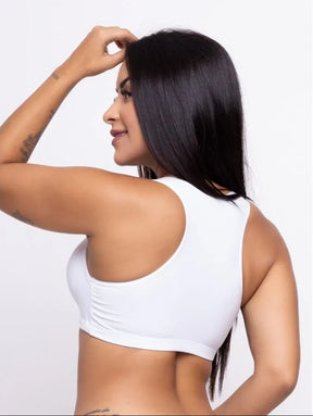 Top Fitness Nadador Com Bojo Removível Preto