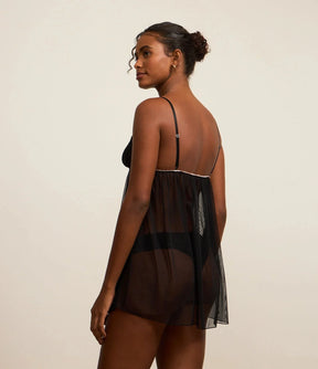 Camisola Curta Em Renda