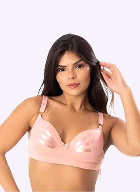 Sutiã Push up Com Bojo Detalhe Em Fita Preto